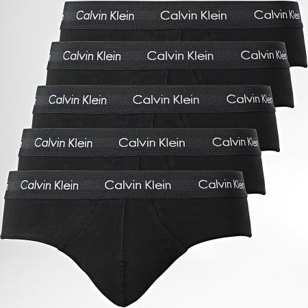 Calvin Klein - Set di 5 slip NB2876 Nero