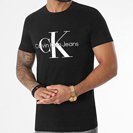 Calvin Klein - Tee Shirt Core Monogram 0935 Noir
