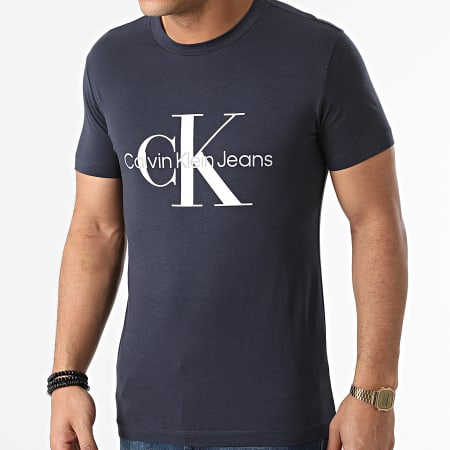 Calvin Klein - Core Monogram Camiseta 0935 Azul Marino