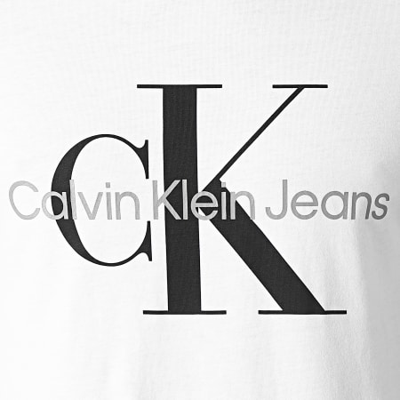 Calvin Klein Jeans - Tee Shirt Core Monogram 0935 Blanc