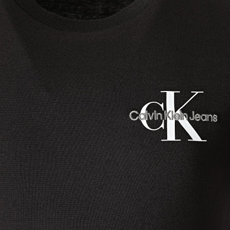 Calvin Klein - Maglietta da bambino Chest Monogram 1231 Nero