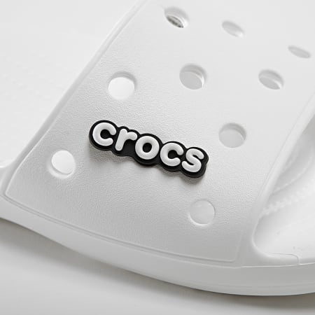 Crocs - Claquettes Classic Slide Blanc