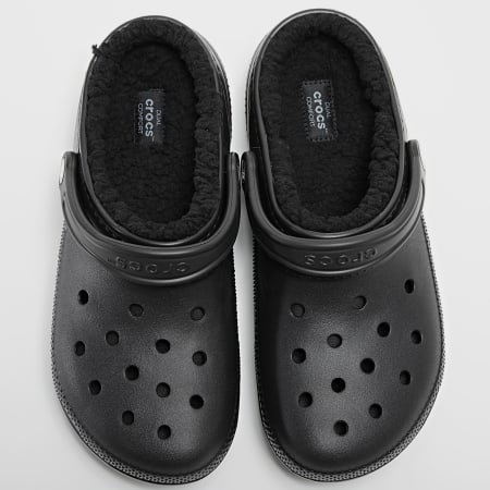 Crocs - Claquettes Classic Lined Clog Noir