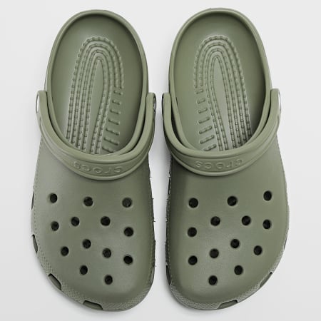 Crocs - Claquettes Classic Clog Vert Kaki