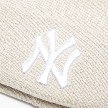 New Era - Bonnet Femme Pop Base Cuff New York Yankees Beige