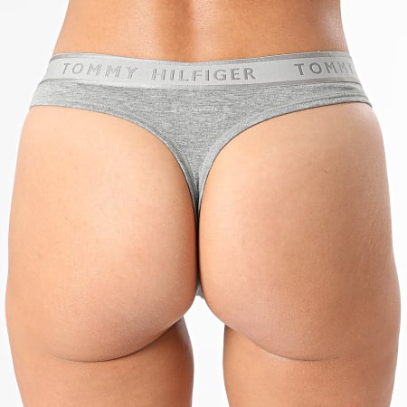 Tommy Hilfiger - String Femme 3154 Gris Chiné