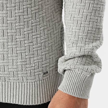 Only And Sons - Pull Col Roulé Kay Life Gris
