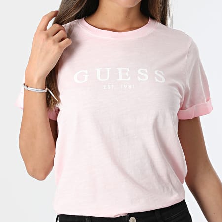 Guess - Camiseta Mujer W0GI69 Rosa