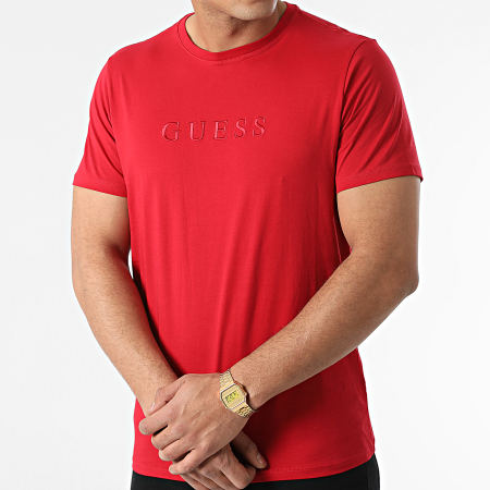 Guess - Camiseta M82P64-R7HD0 Rojo