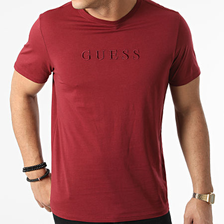 Guess - Camiseta M82P64 Burdeos