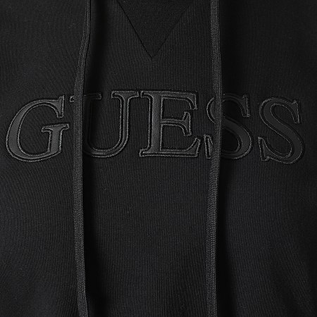 Guess - Sudadera corta con capucha para mujer W2RQ11 Black