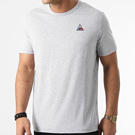 Le Coq Sportif - Camiseta Essential N3 2120201 Gris jaspeado