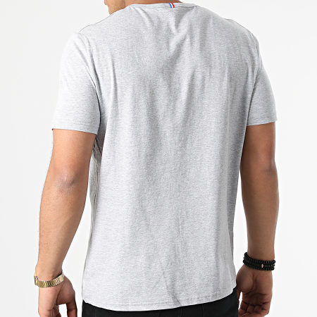 Le Coq Sportif - Camiseta Essential N3 2120201 Gris jaspeado