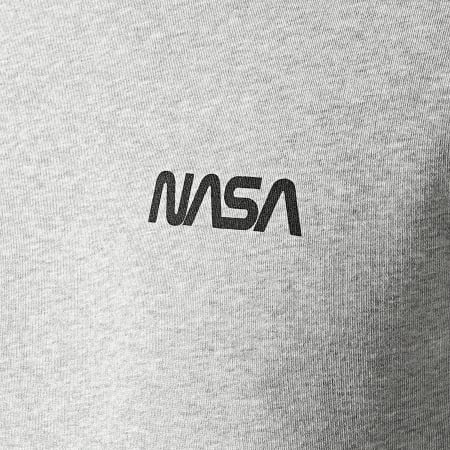 NASA - Lot De 2 Sweats Crewneck Simple Chest Noir Gris Chiné