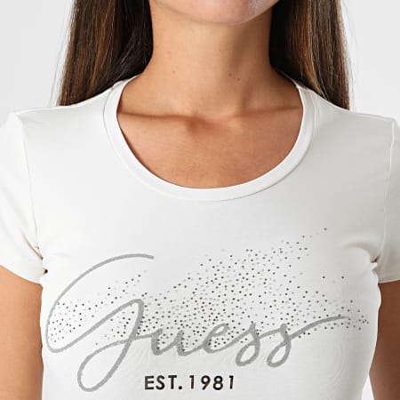 Guess - Tee Shirt Femme W2RI04 beige