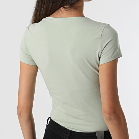 Guess - Tee Shirt Femme W2RI04 Vert Kaki