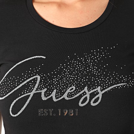 Guess - Tee Shirt Femme W2RI04 Noir