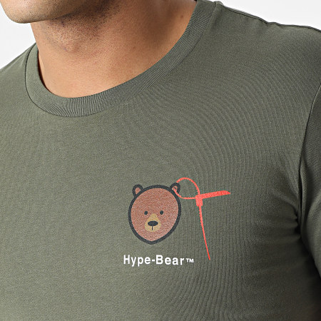 Luxury Lovers - Tee Shirt Hype Bear Camo Back Vert Kaki
