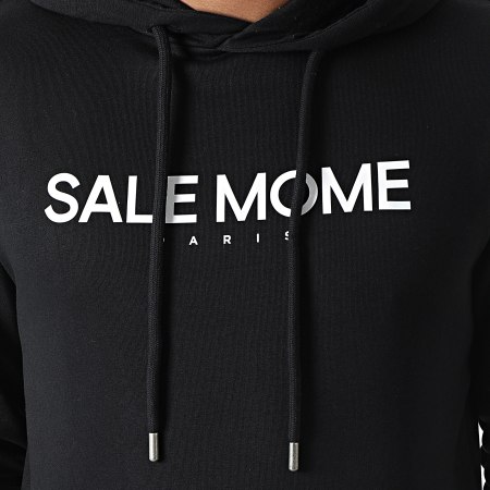 Sale Môme Paris - Sweat Capuche Squid Noir Blanc