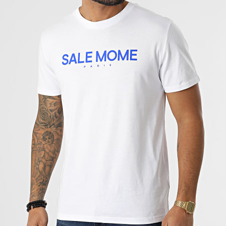 Sale Môme Paris - Tee Shirt Panda Blanc Bleu
