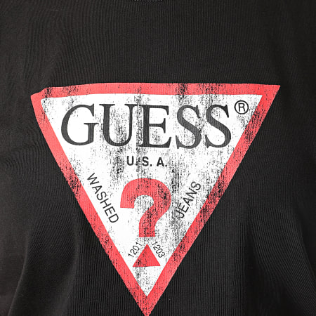 Guess - Tee Shirt Femme W93I0R Noir