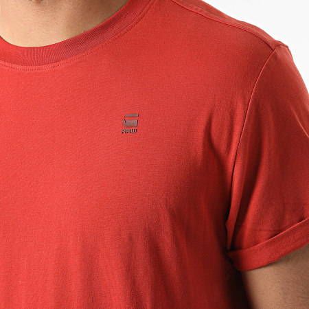 G-Star - Tee Shirt Oversize D16396-B353 Rouge Brique