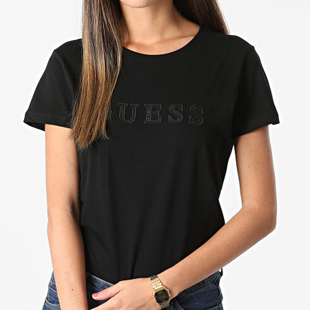 Guess - Tee Shirt Femme V2RI08 Noir