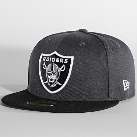 New Era - Casquette Fitted 59Fifty OTC Raiders Gris