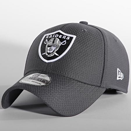 New Era - Casquette Fitted 39Thirty Hex Tech Raiders Gris