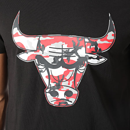 New Era - Tee Shirt Chicago Bulls Camouflage Logo 12869841 Noir