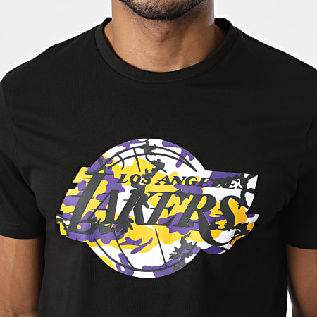 New Era - Tee Shirt Los Angeles Lakers Camouflage 12869839 Noir