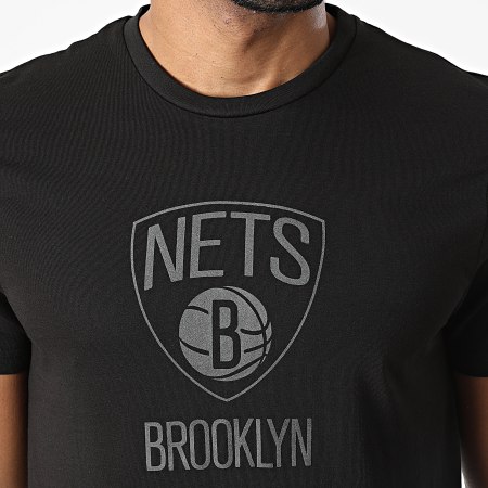 New Era - Camiseta reflectante Brooklyn Nets 12869802 Negro
