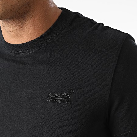 Superdry - Tee Shirt Vintage Logo Embroidery M1011245A Noir