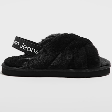 Calvin Klein - Claquettes Femme Home Slippers 0616 Black