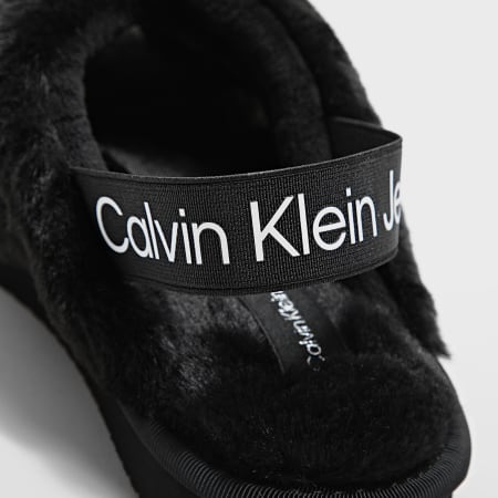 Calvin Klein - Pantuflas de Casa Mujer Slides 0616 Negro