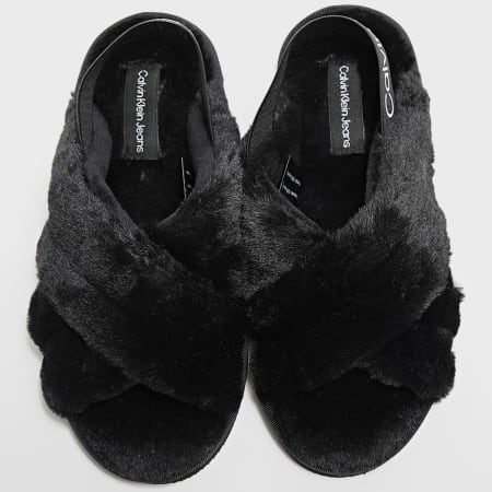 Calvin Klein - Claquettes Pantofole da casa da donna 0616 Nero