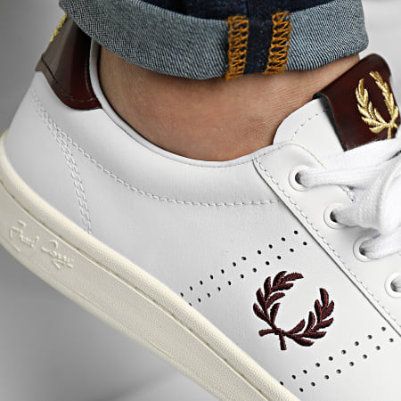 Fred Perry - Sneakers B1251 Pelle Bianco