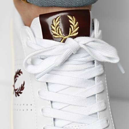 Fred Perry - Baskets B1251 Leather White