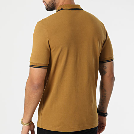 Fred Perry - Polo manica corta Twin Tipped M3600 Camel