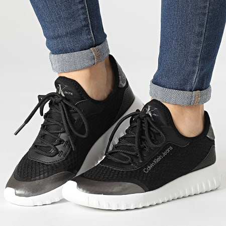 Calvin Klein Jeans - Baskets Femme Runner Lace Up Sneaker 0607 Black