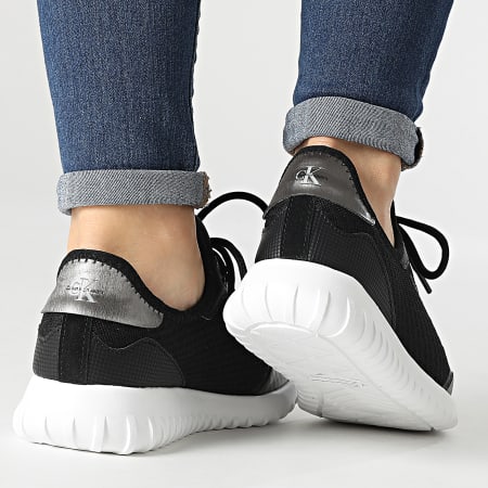 Calvin Klein Jeans - Baskets Femme Runner Lace Up Sneaker 0607 Black
