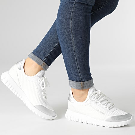 Calvin Klein Jeans - Baskets Femme Runner Lace Up Sneaker 0607 Bright White