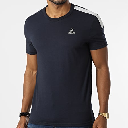 Le Coq Sportif - Camiseta 2210469 Azul Marino Plata