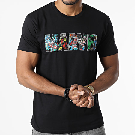 Marvel - Camiseta Marvel Group MEGMARCTS073 Negro