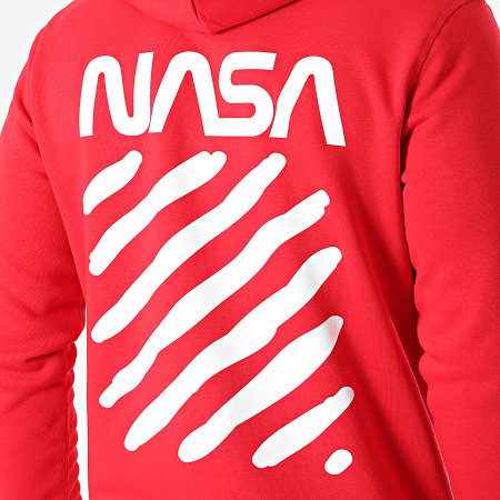 NASA - Sweat Capuche Skid Rouge