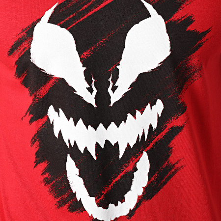 Spiderman - Tee Shirt Venom Face MEVENOXTS142 Rouge