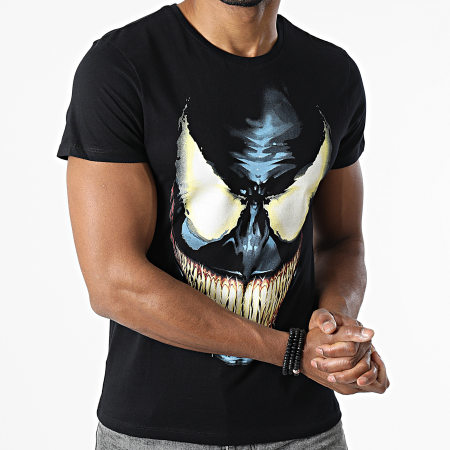 Spiderman - Tee Shirt Venom Smile MEVENOXTS002 Noir