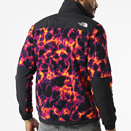 Veste Zippée Polaire Print Denali A5IXG Noir Orange