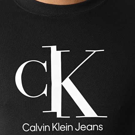 Calvin Klein - Tee Shirt Spliced CK Center 9713 Noir