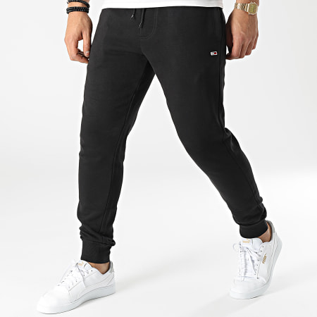 Tommy Jeans - Pantalon Jogging Slim Fleece Sweat 1163 Noir